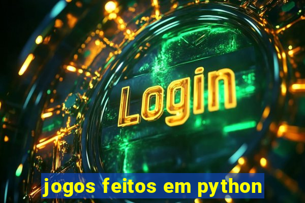 jogos feitos em python